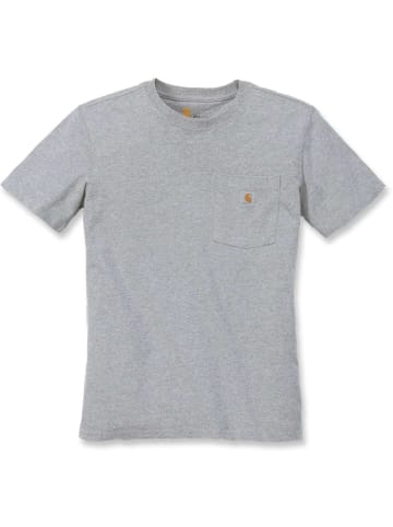 CARHARTT  Shirt "Workw. Pocket S/S 103067" in Grau