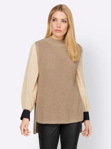 Heine Pullunder in beige-meliert