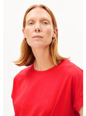 armedangels T-Shirt Idaara in rot