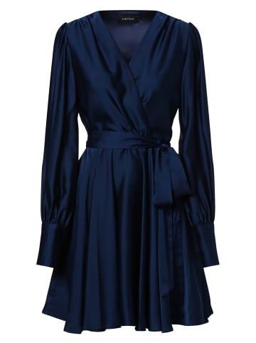 SWING Abendkleid in indigo - 0002