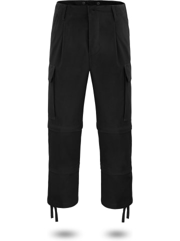 Normani Outdoor Sports Herren 3-in-1 Zip-Off Moleskinhose Daytona in Schwarz