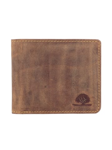 Greenburry Geldbörse Leder 11 cm braun