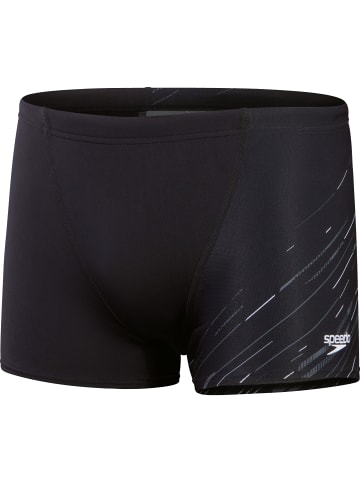 Speedo Kastenbadehose Hyperboom V-Cut in black-usa charcoal-white