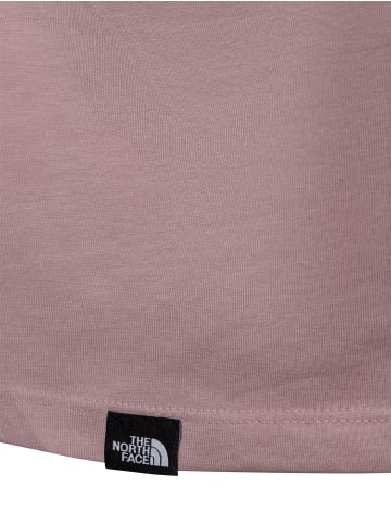 The North Face T-Shirt Simple Dome Cropped in altrosa weiß - 0004