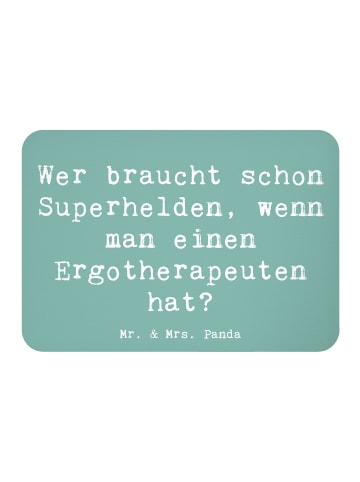 Mr. & Mrs. Panda Magnet Spruch Ergotherapeut Held mit Spruch in Meeresbrise