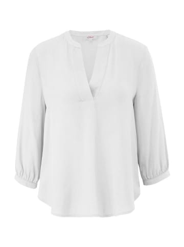 S.OLIVER RED LABEL Langarmbluse in creme