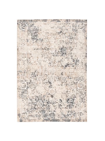 Pergamon Designer Teppich Tawira Vintage Bordüre in Grau Beige