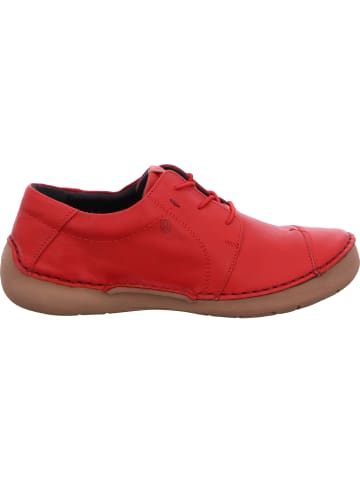 Scandi Schnürhalbschuh in rot