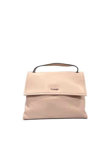 Twinset Schwarz Pink PU Damen Handtasche