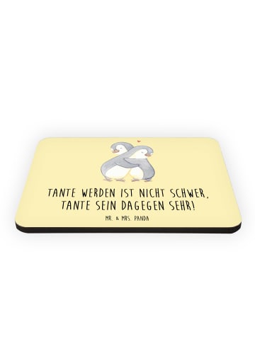 Mr. & Mrs. Panda Magnet Tolle Tante mit Spruch in Gelb Pastell