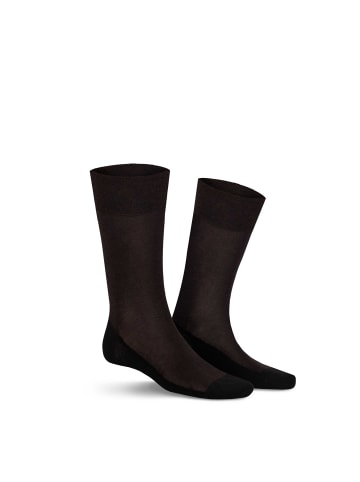 Kunert Socken George klimaregulierend in Brown-mel.