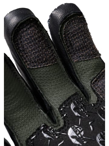 Reusch Fingerhandschuhe Worldcup Warrior GS in 7588 blck/silver/fluo red