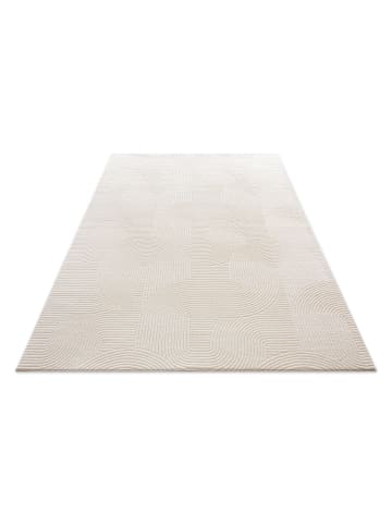Wecon Home Teppich Nuuk Arc in creme weiß