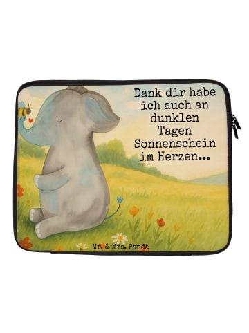 Mr. & Mrs. Panda Hülle Laptop Elefant Biene Design mit Spruch in Weiß