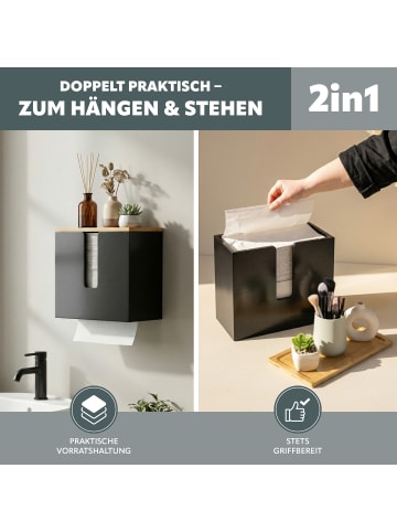 eluno Papierhandtuchspender ca. 29 × 25 × 15 cm (B/H/T)