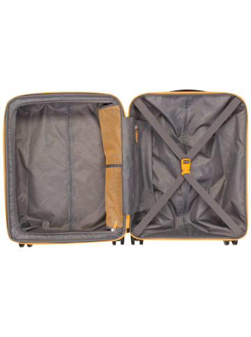 American Tourister Trolley Dashpop Spinner 55 EXP in Golden Yellow