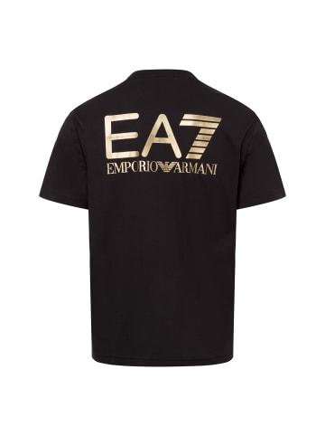 EA7 T-Shirt in schwarz gold