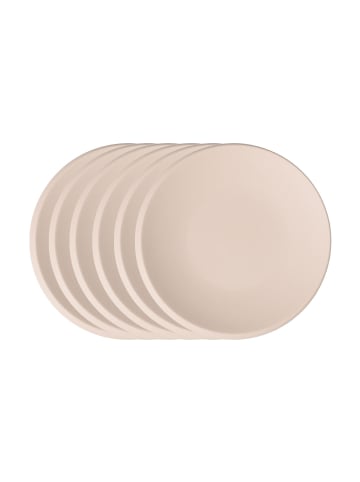 Villeroy & Boch 6er Set Brotteller beige NewMoon in Beige ø 16 cm in beige