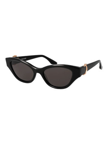 Trussardi Damen Sonnenbrillen Katzenauge Schwarz