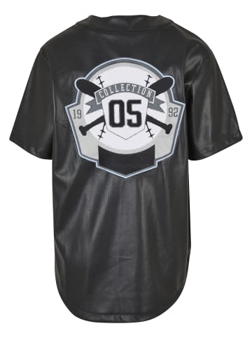 FUBU Short Sleeve Shirt in black/lightblue