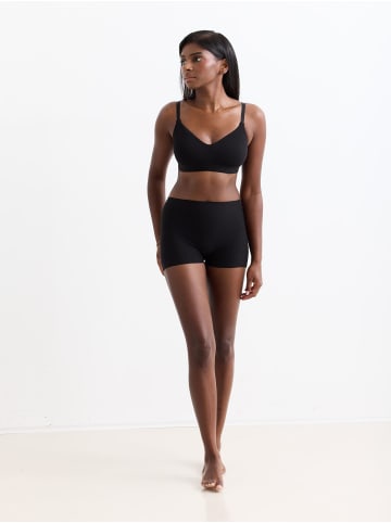 Erlich Textil  Erlich Textil MIT OFFENEN KANTEN Panty CASUAL COTTON PANTY in schwarz