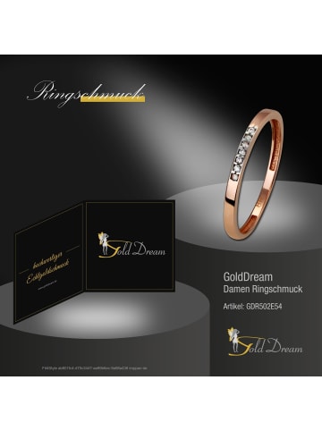 GoldDream Goldring 333 Rosegold - 8 Karat Größe 54 (17,2)