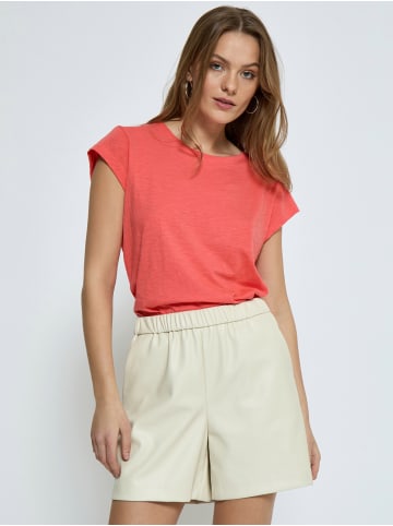 minus T-Shirt in Hot Coral