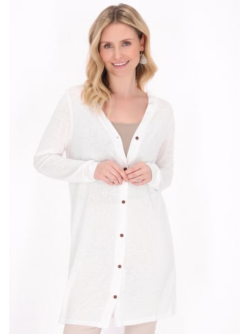 Usha Women Cardigan in White