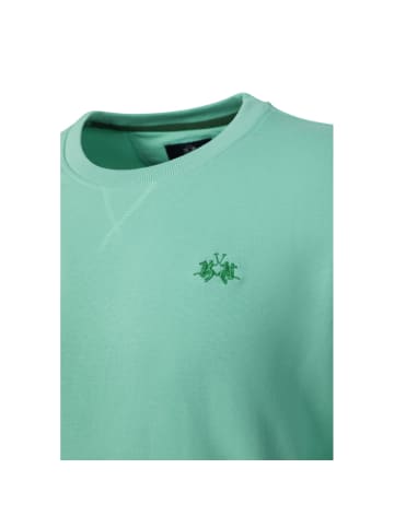 La Martina Sweatshirt MCF005 in tuerkis