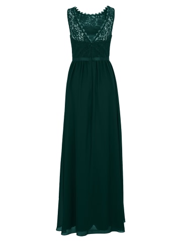Vera Mont Abendkleid mit Spitze in Mystic Emerald