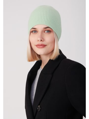 Style Republic Kaschmir Beanie fein gerippt in pastel green