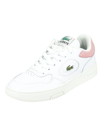 Lacoste Sneaker in Weiß/Pink