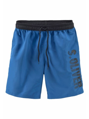 S. Oliver Badeshorts in blau (Langgröße)