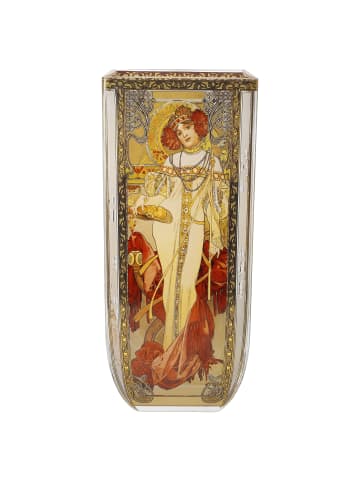 Goebel Vase " Alphonse Mucha - Die vier Jahreszeiten " in Mucha - Vier Jahreszeiten