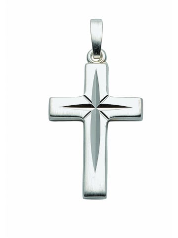 Adeliás 925 Silber Kreuz Anhänger in silber