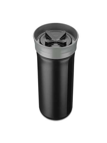 koziol Wasserflasche SAFE TO GO XL, 700 ml in Schwarz, Ø 9,2 x (H) 22 cm