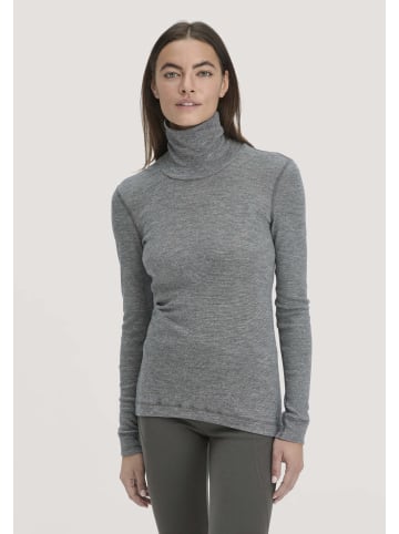 Hessnatur Rollkragen-Shirt in anthrazit