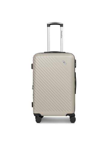 Check.In Paradise 2.0 4 Rollen Trolley M 68 cm mit Dehnfalte eggshell