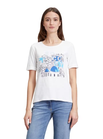 Betty Barclay Basic Shirt mit Aufdruck in Patch White/Blue