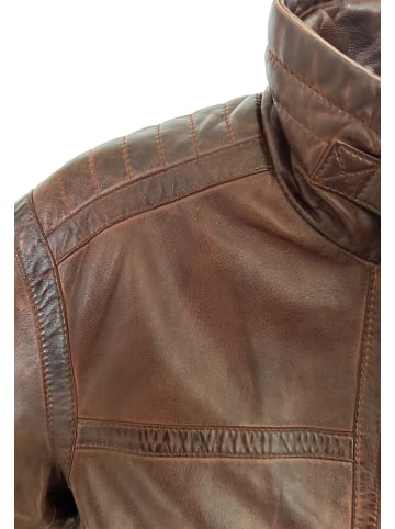 CBL Herren Lederjacke  in cognac braun