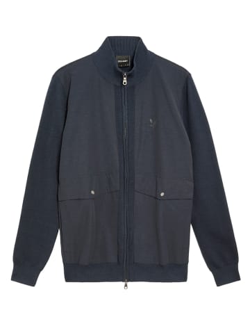 Lyle & Scott Strickjacke in Dunkelblau