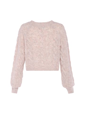 myMo Damen Pullover in WOLLWEISS MELANGE