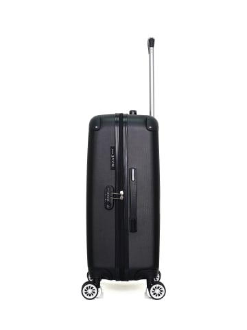 WAVE PARIS Mittelgroßer Hartschalenkoffer TAGE in Schwarz (64L)