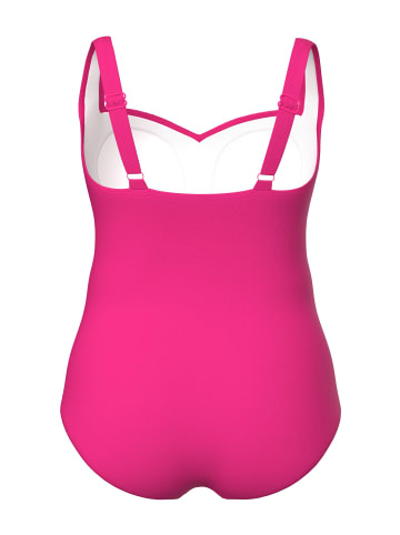 Ulla Popken Badeanzug in pink