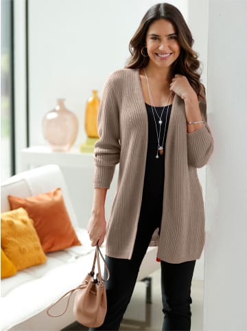 Sieh an! Strickjacke in sesam
