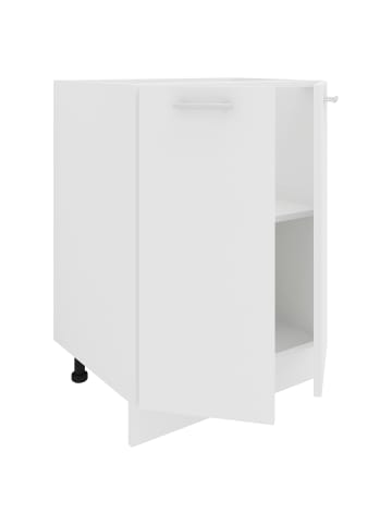 VCM  Küchenschrank B 60 cm Unterschrank Drehtüren Esilo in Weiß