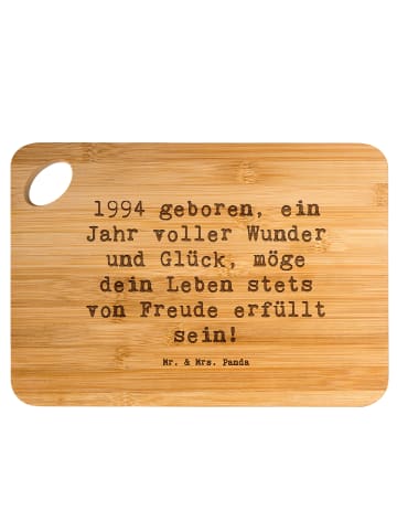 Mr. & Mrs. Panda schneidbrett Spruch 1994 Geburtstag mit Spruch in Braun