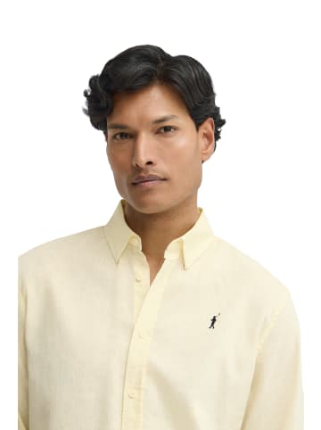 Polo Club T-Shirt in Pastellgelb