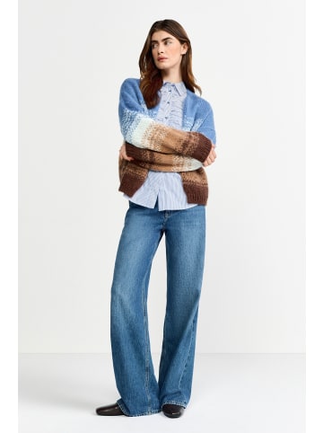 Rich & Royal Strickhülle in blau braun - 0001