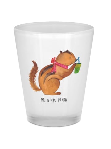 Mr. & Mrs. Panda Schnapsglas Eichhörnchen Smoothie ohne Spruch in Transparent